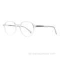 Runder Mode Eco Acetat Optischer Designer-Glasrahmen